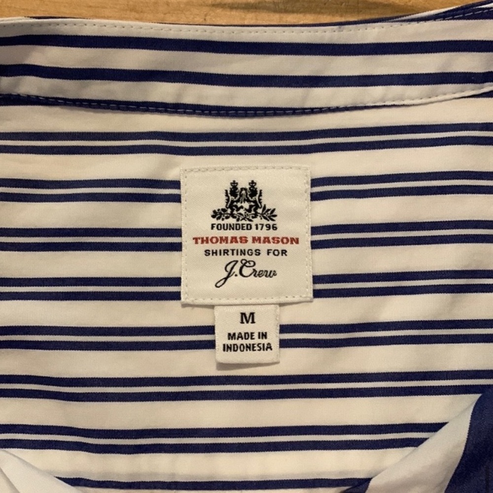 Women’s J. Crew Thomas Mason Tunic Top in Mixed Stripe - Picture 5 of 7